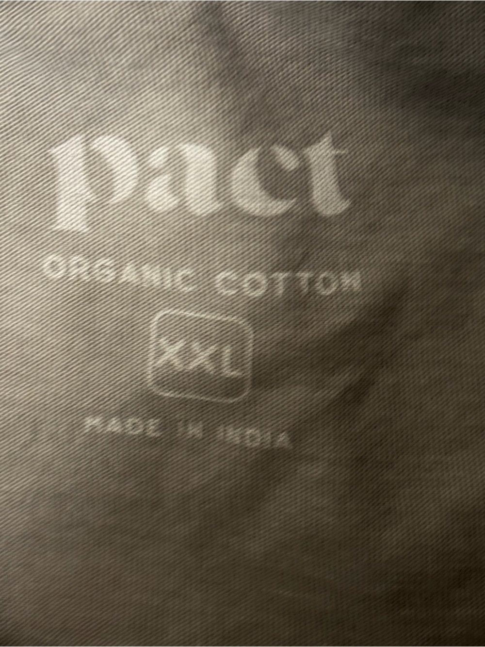 Pact 100% Organic Cotton T Shirt Gray Size XXL - Picture 8 of 9